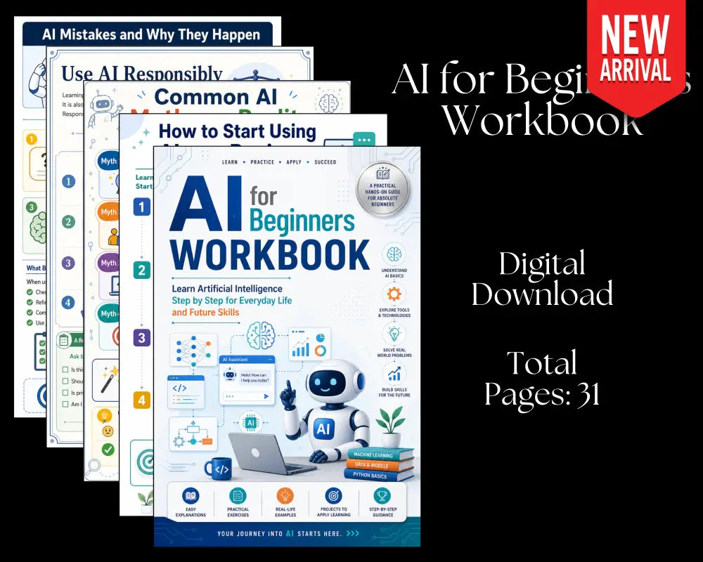 AI for Beginners Workbook - Digital Download