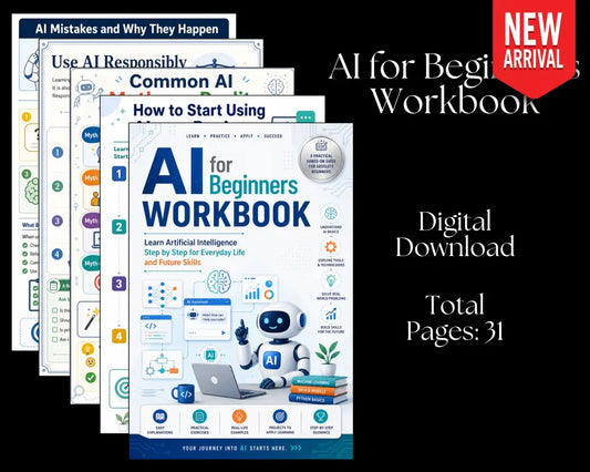 AI for Beginners Workbook - Digital Download