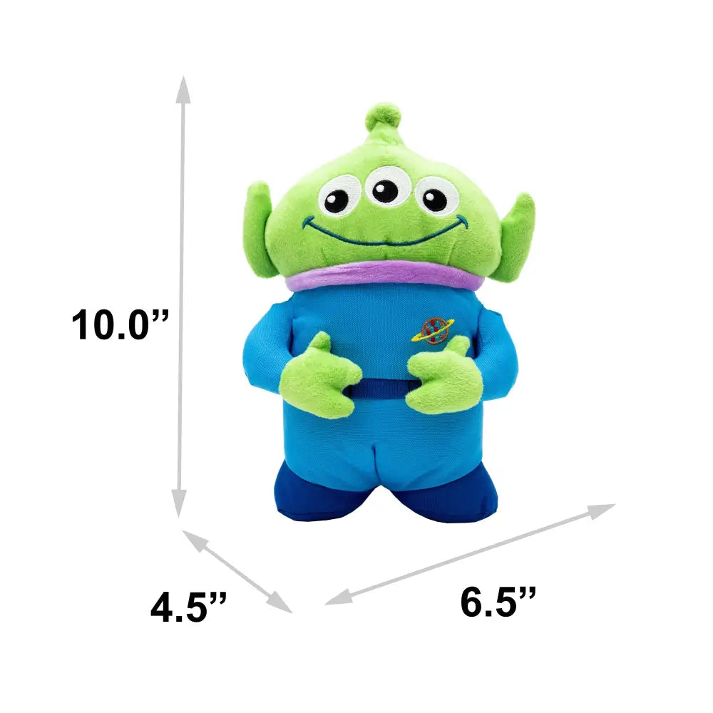 Dog Toy Squeaker Plush - Pixar Toy Story Alien Full Body Pose Dog Toy Squeaky Plush