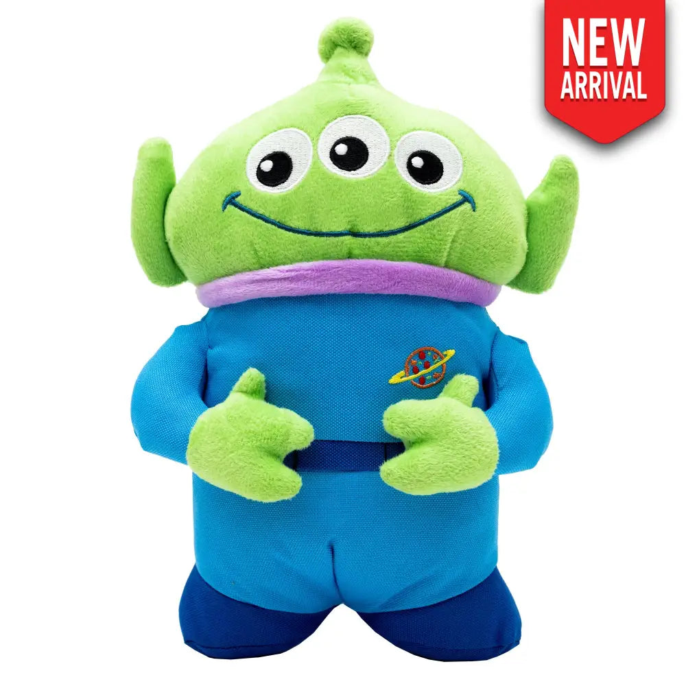 Dog Toy Squeaker Plush - Pixar Toy Story Alien Full Body Pose Dog Toy Squeaky Plush