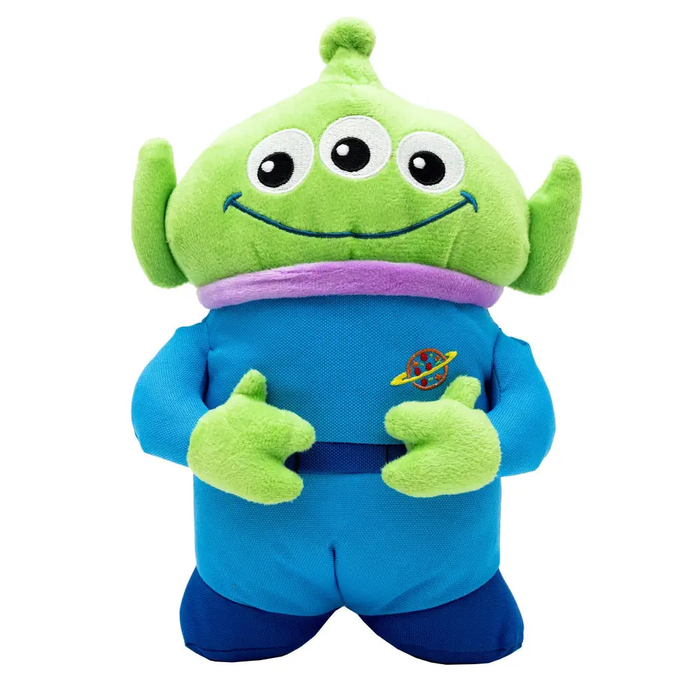 Dog Toy Squeaker Plush - Pixar Toy Story Alien Full Body Pose Dog Toy Squeaky Plush
