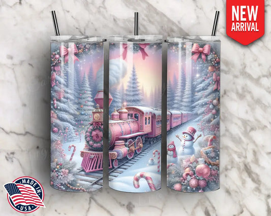 All Aboard - Pink Tumbler