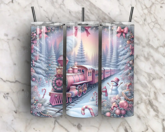 All Aboard - Pink Tumbler