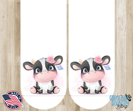 All About Moo - Black Socks