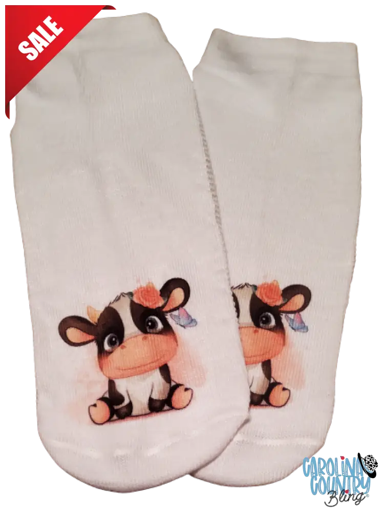 All About Moo - Black Socks