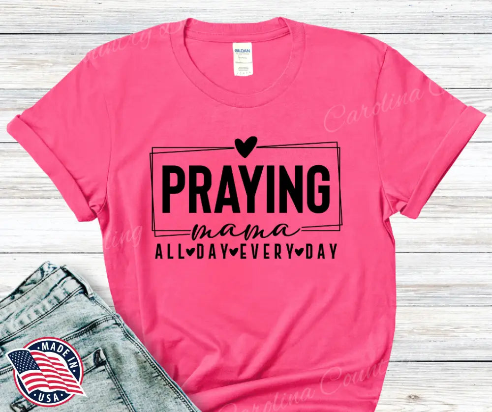 All Day Every Day – Multi Small / Short / Pink Shirt
