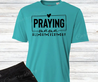 All Day Every Day – Multi Small / Short / Teal Shirt