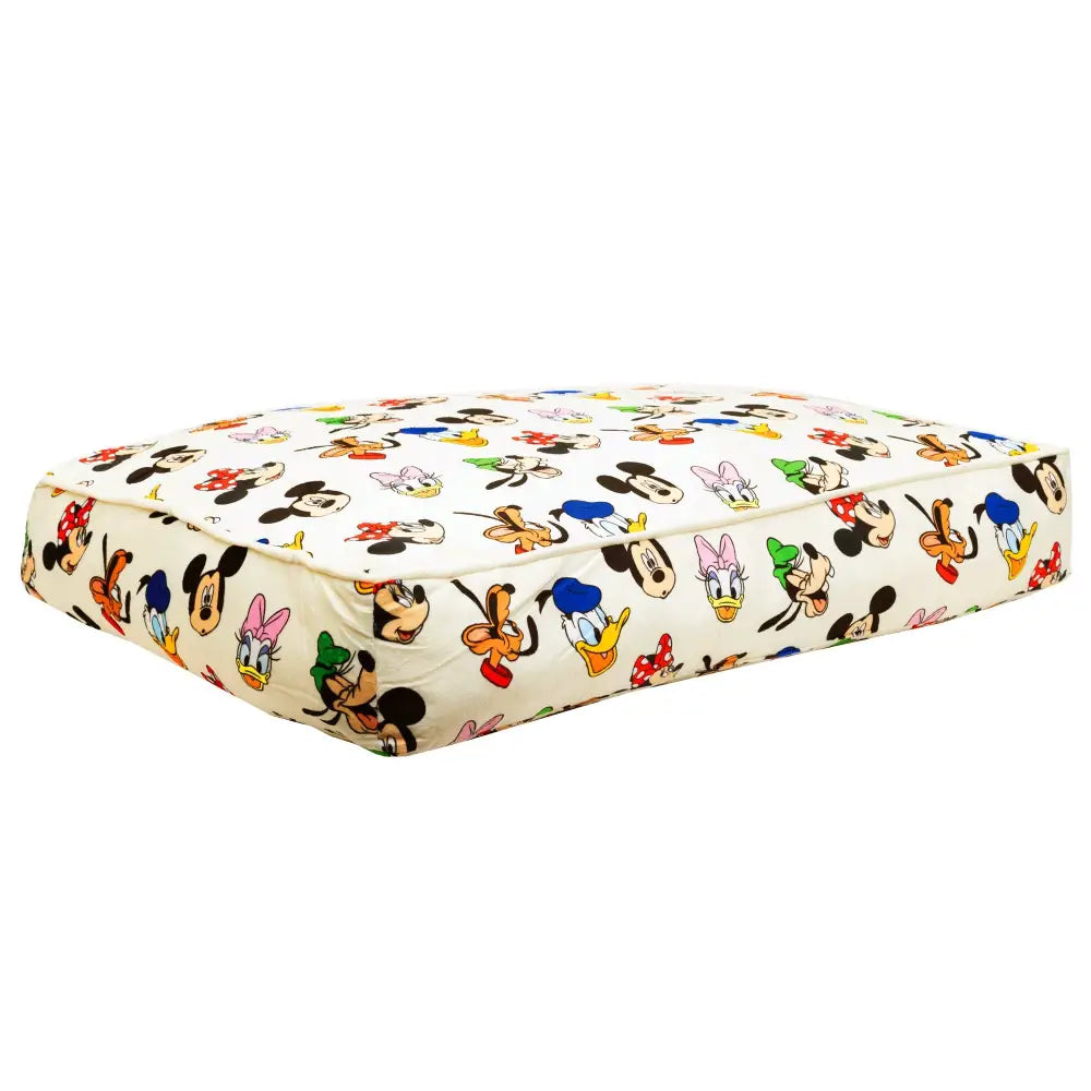 Rectangle Pet Bed - Sensational Six Faces Scattered Ivory - Pet Beds