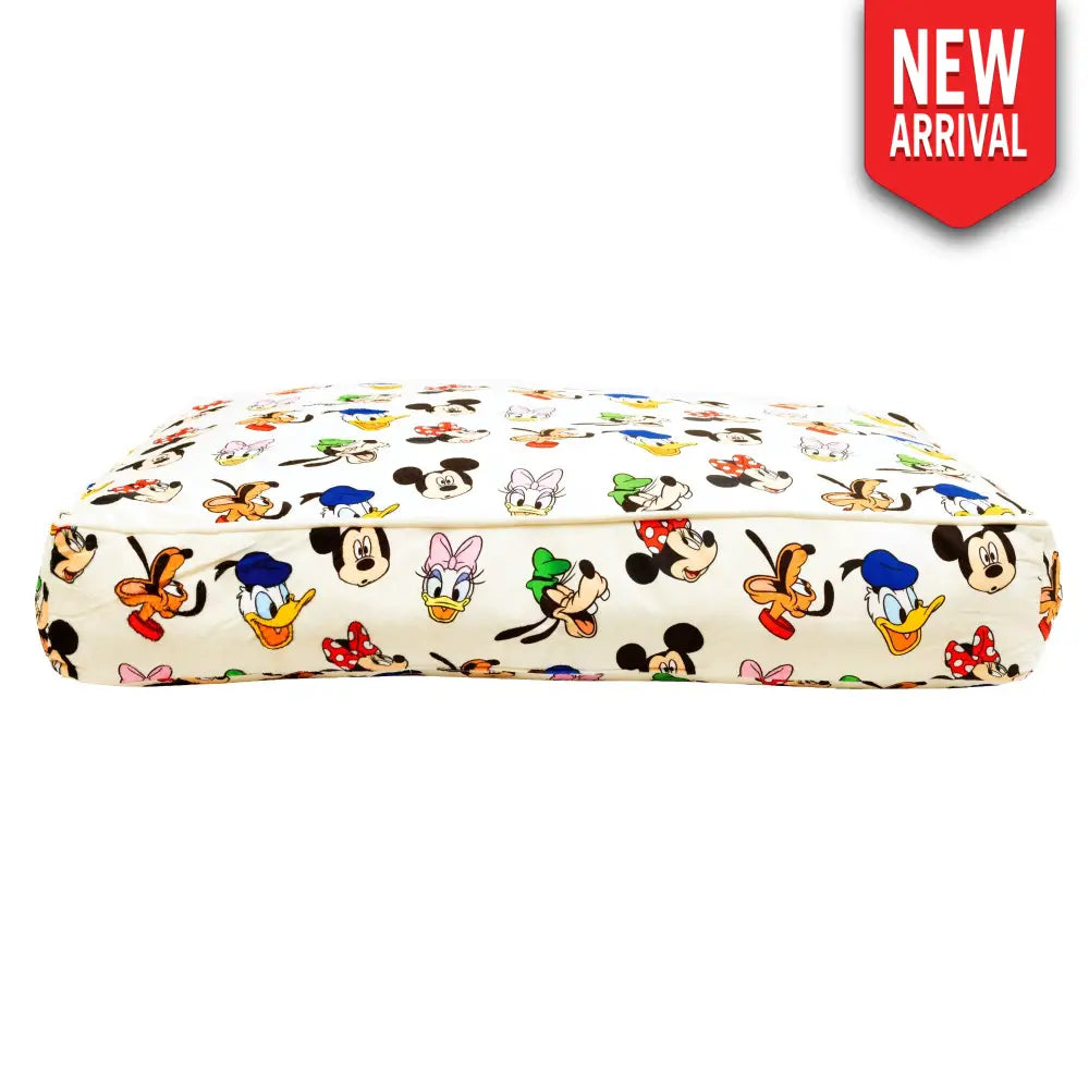 Rectangle Pet Bed - Sensational Six Faces Scattered Ivory - Pet Beds