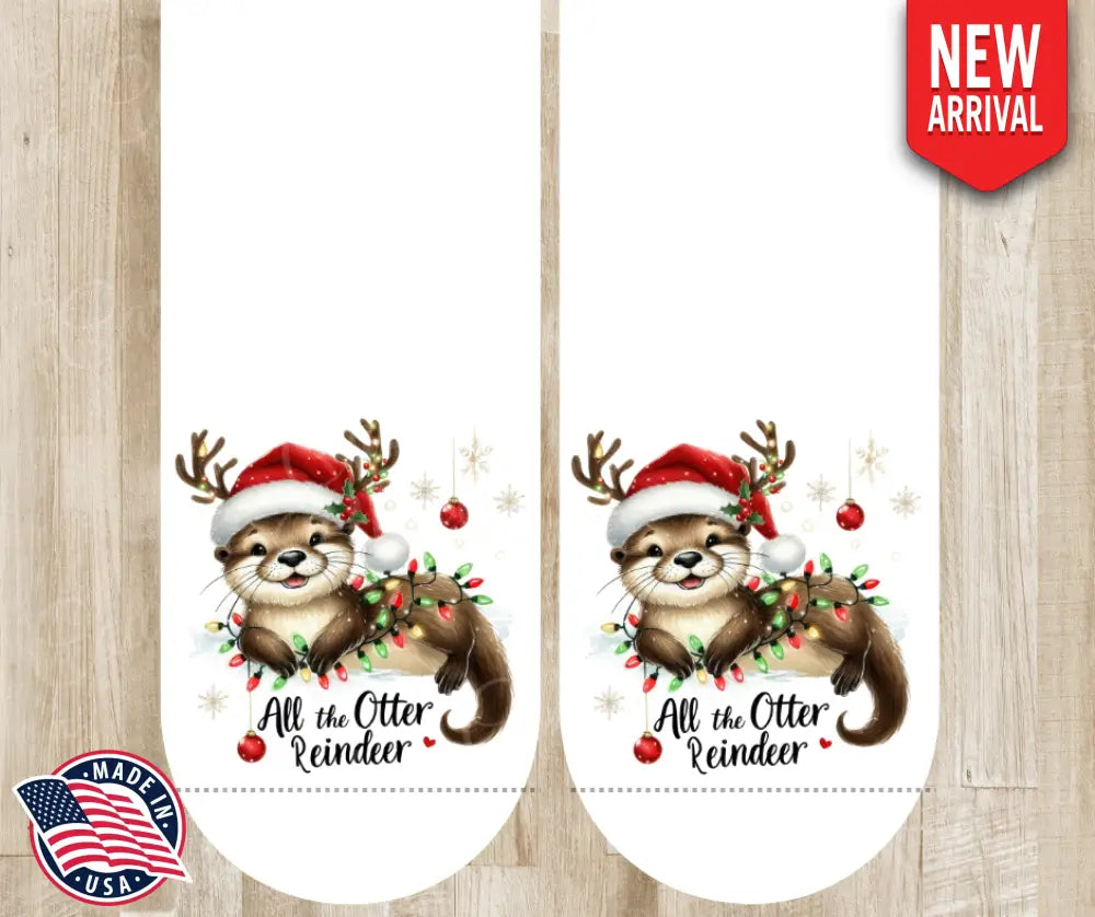 All the Otter Reindeer - Multi Socks