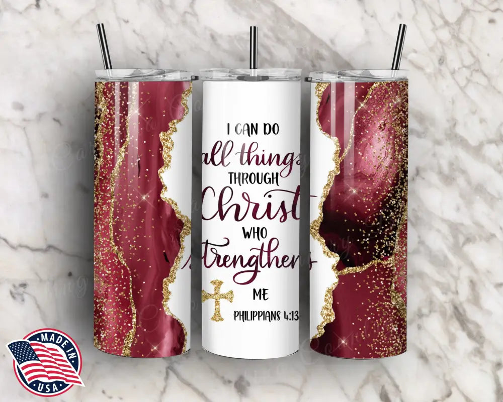 All Things – Red Tumbler