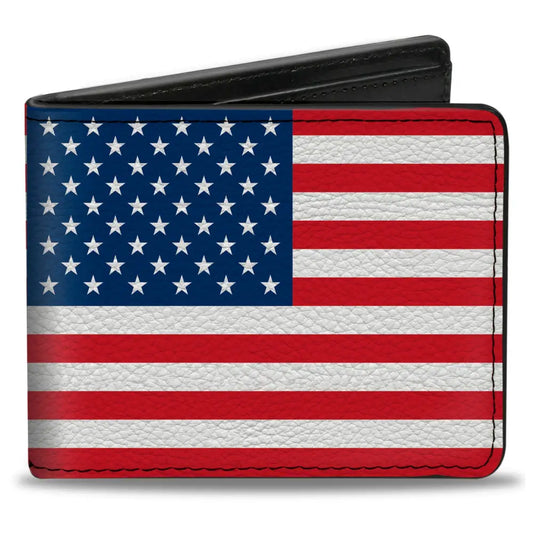 Bi-Fold Wallet - United States Flag Bi-Fold Wallets