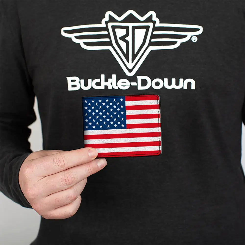 Bi-Fold Wallet - United States Flag Bi-Fold Wallets