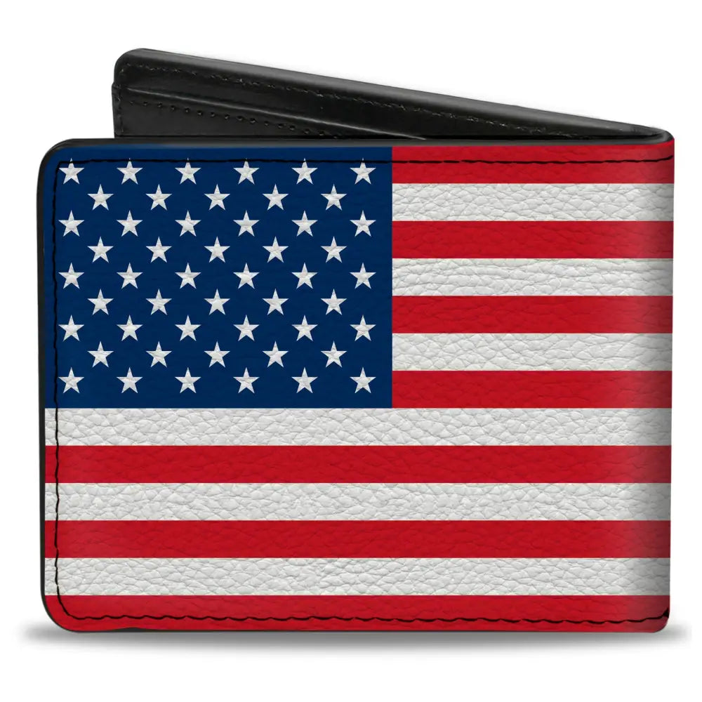 Bi-Fold Wallet - United States Flag Bi-Fold Wallets