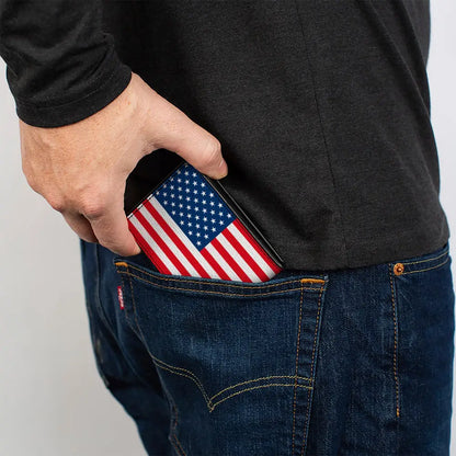 Bi-Fold Wallet - United States Flag Bi-Fold Wallets