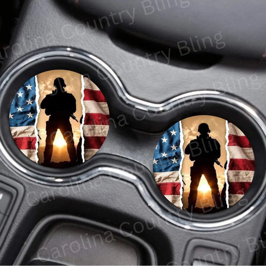 American Solider Multi Car Coaster
