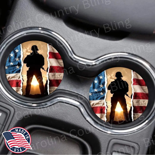 American Solider Multi Car Coaster