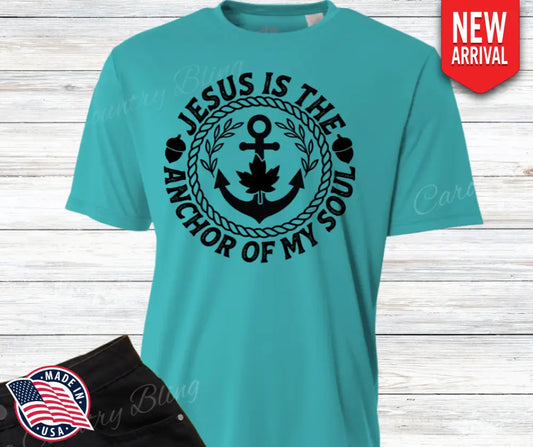 Anchor of My Soul Multi Small / Short / Teal Shirt