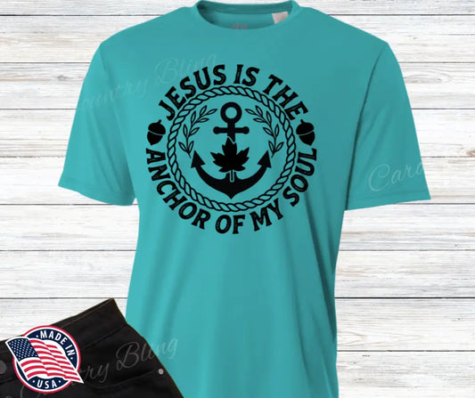 Anchor of My Soul Multi Small / Short / Teal Shirt