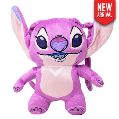 Dog Toy Squeaker Plush - Lilo and Stitch Angel Smiling Full Body Standing Pose Dog Toy Squeaky Plush