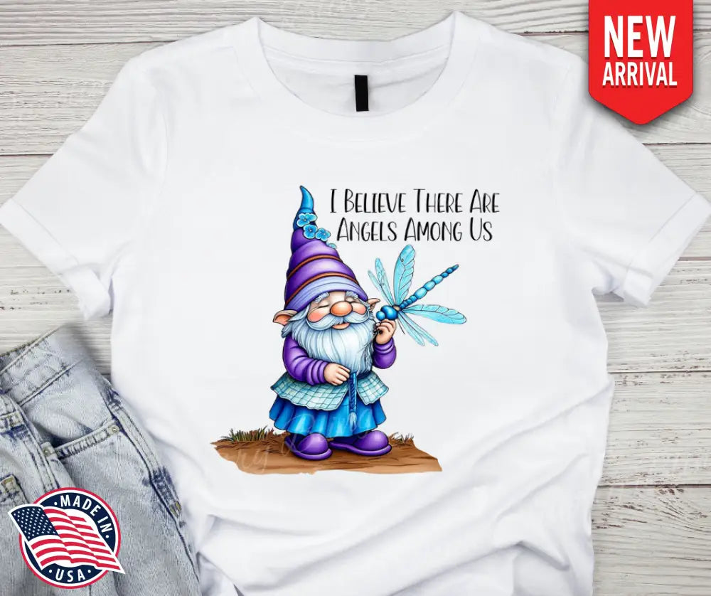 Angels Among Us – White Small / Short Shirt