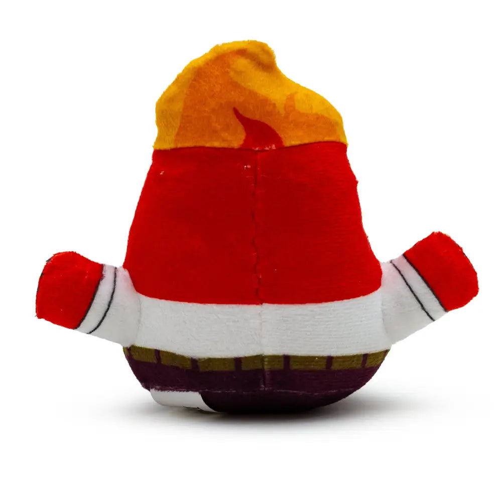 Dog Toy Squeaker Plush - Inside Out Anger Full Body Sitting Pose Dog Toy Squeaky Plush