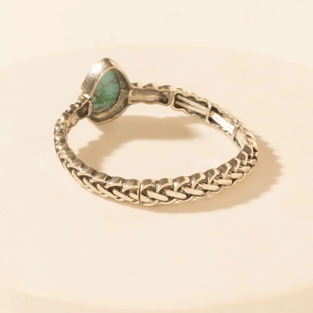 Myra Arroyo Stone Bracelet in Halo Teal - Halo Teal - Jewelry