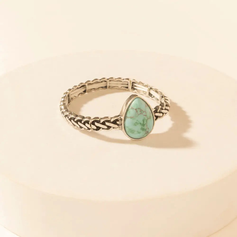 Myra Arroyo Stone Bracelet in Halo Teal - Halo Teal - Jewelry