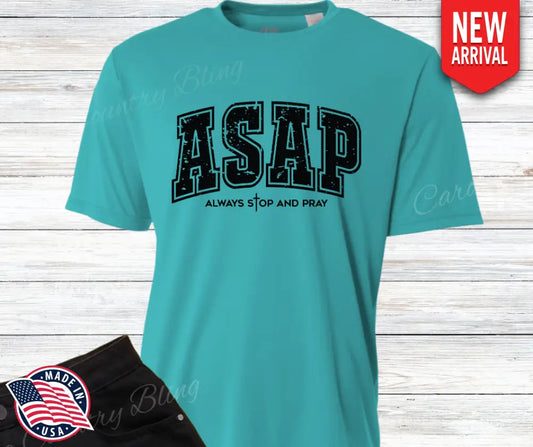 ASAP - Multi Small / Short / Teal Shirt