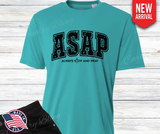 ASAP - Multi Small / Short / Teal Shirt