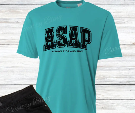 ASAP - Multi Small / Short / Teal Shirt
