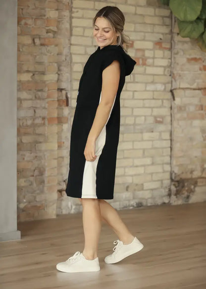 Asher Hooded Sweatshirt Dress FF Dresses