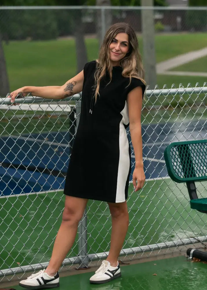 Asher Hooded Sweatshirt Dress FF Dresses