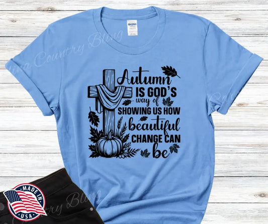 Autumn – Black Small / Short / Blue Shirt