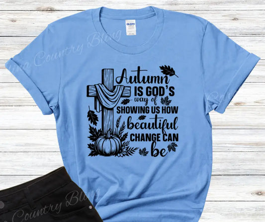 Autumn – Black Small / Short / Blue Shirt