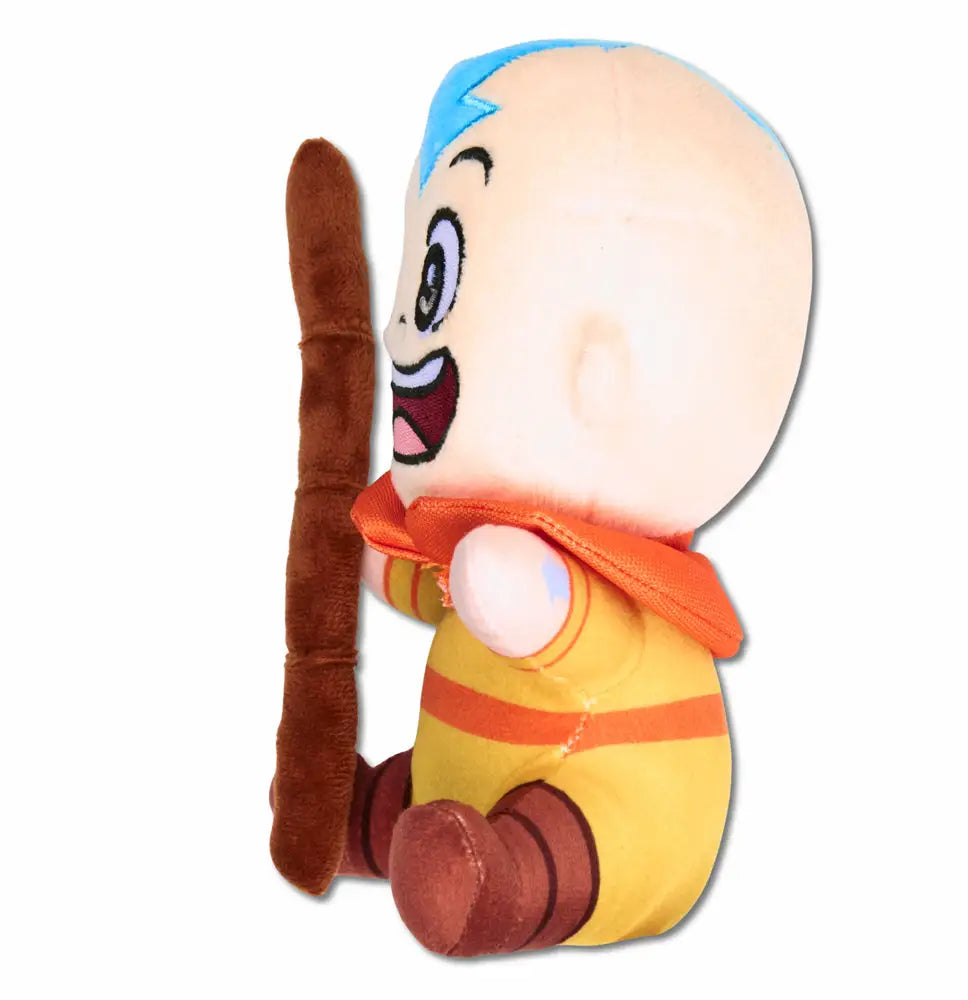 Dog Toy Squeaker Plush - Avatar the Last Airbender Avatar Aang Sitting Full Body Pose - Dog Toy Squeaky Plush