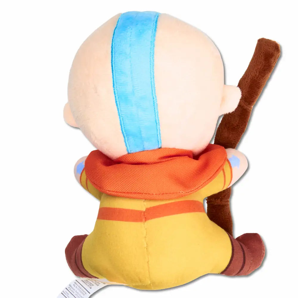 Dog Toy Squeaker Plush - Avatar the Last Airbender Avatar Aang Sitting Full Body Pose - Dog Toy Squeaky Plush
