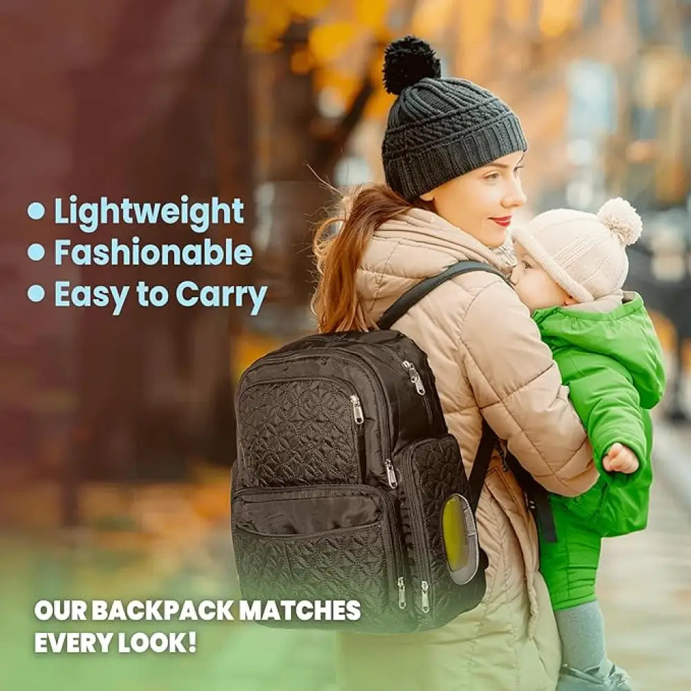 Baby on the Go Black Purse/Bag