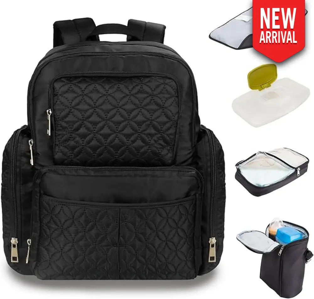 Baby on the Go Black Purse/Bag