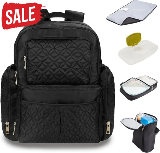 Baby on the Go Black Purse/Bag