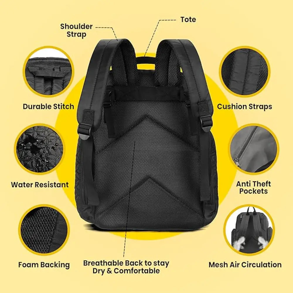 Baby on the Go Black Purse/Bag