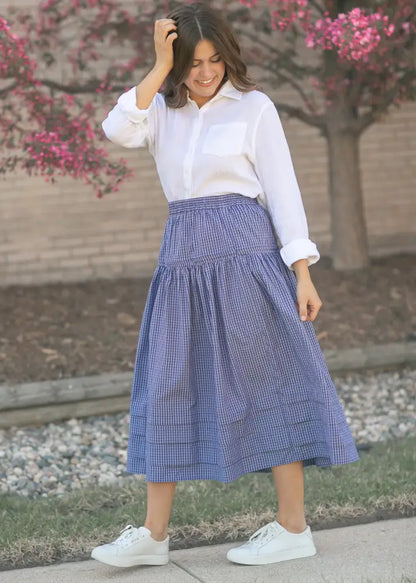 Bailey Cotton Gauze Button Down Top - IC Tops