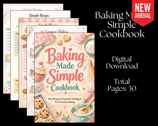 Baking Made Simple Cookbook - Digital Download
