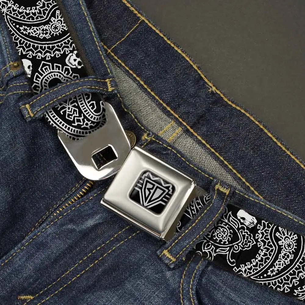 Bandana - Black Seatbelt Belts