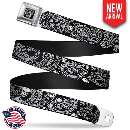 Bandana - Black Seatbelt Belts