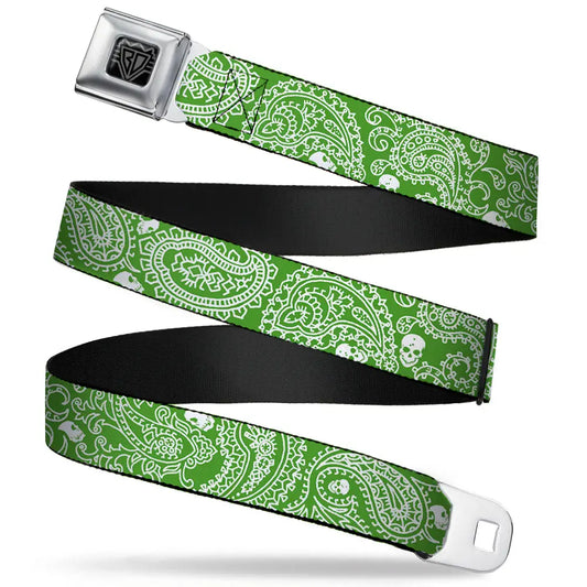 Bandana - Green Seatbelt Belts