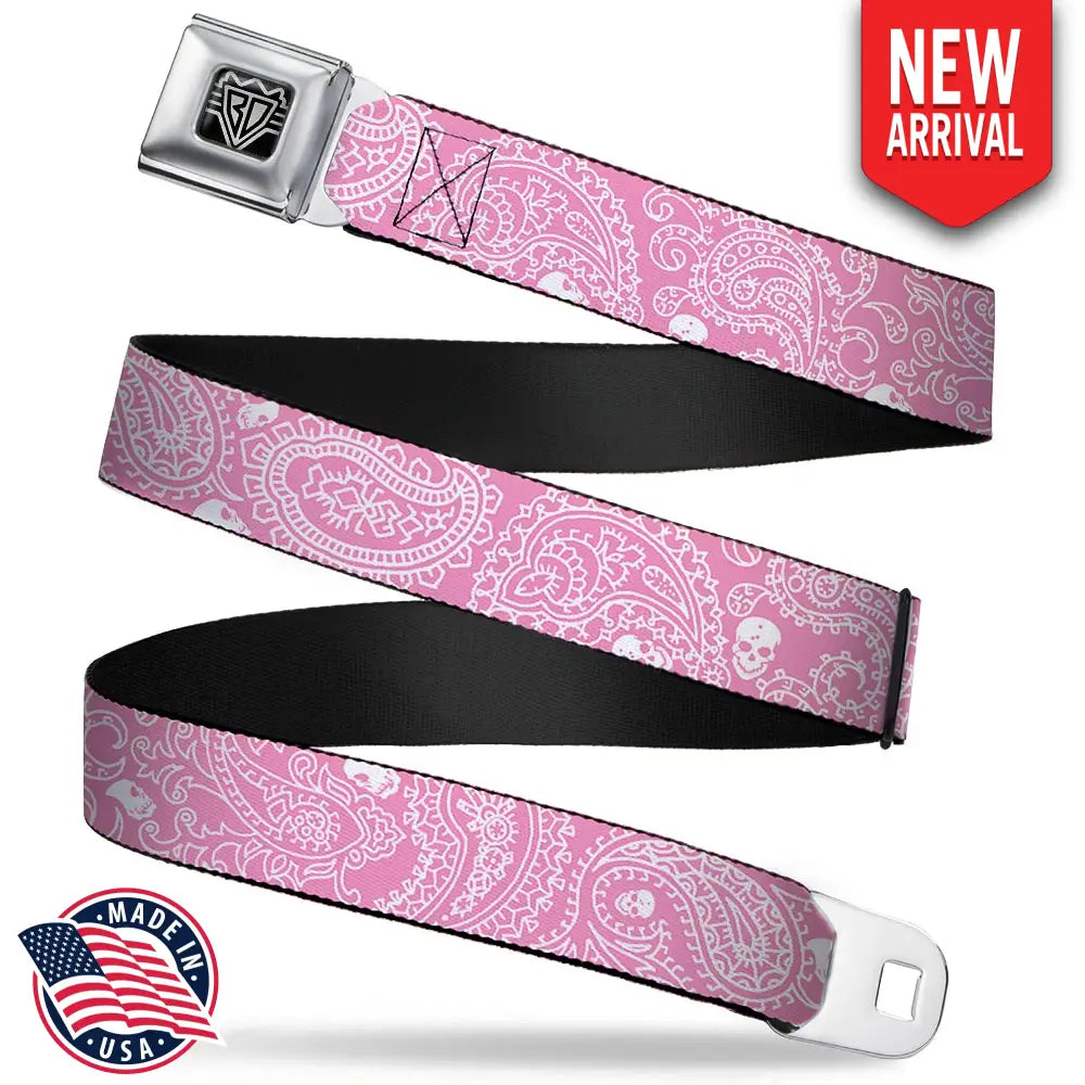 Bandana - Pink Seatbelt Belts