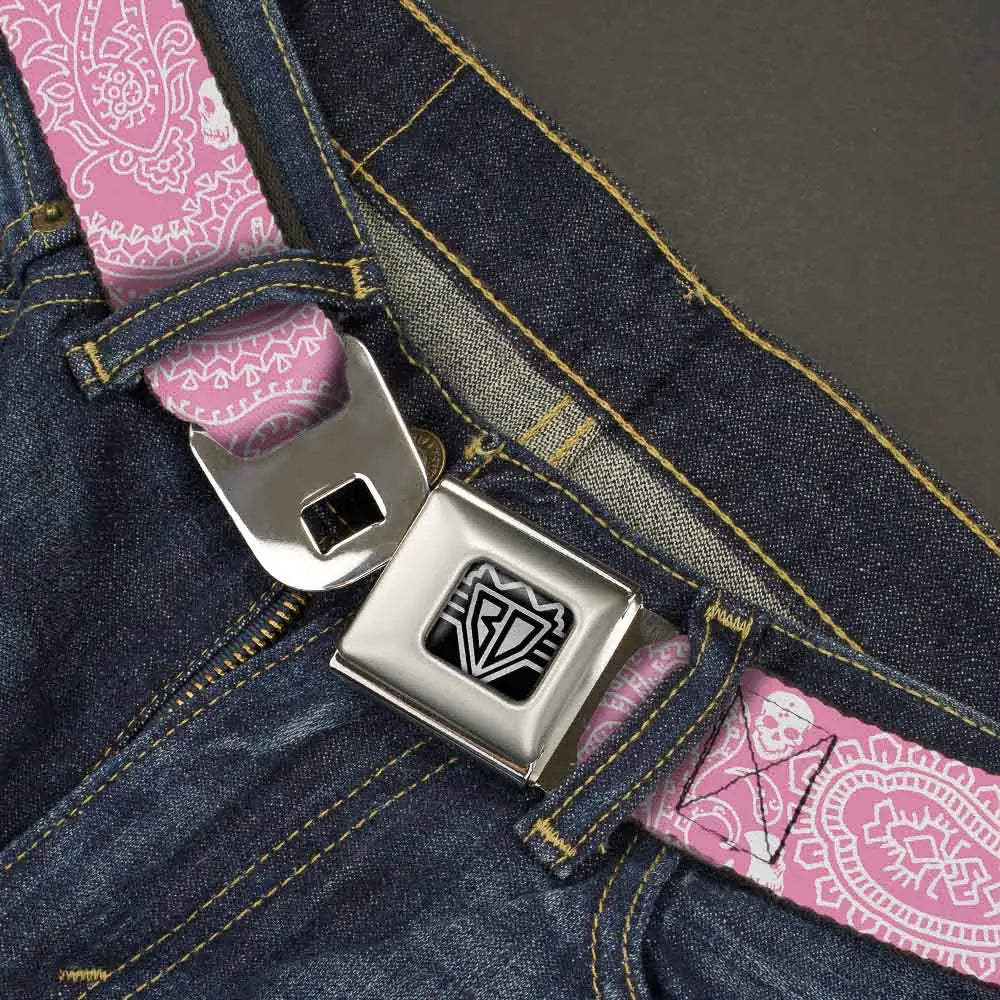 Bandana - Pink Seatbelt Belts