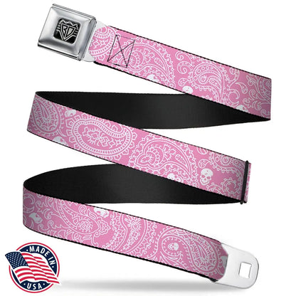 Bandana - Pink Seatbelt Belts