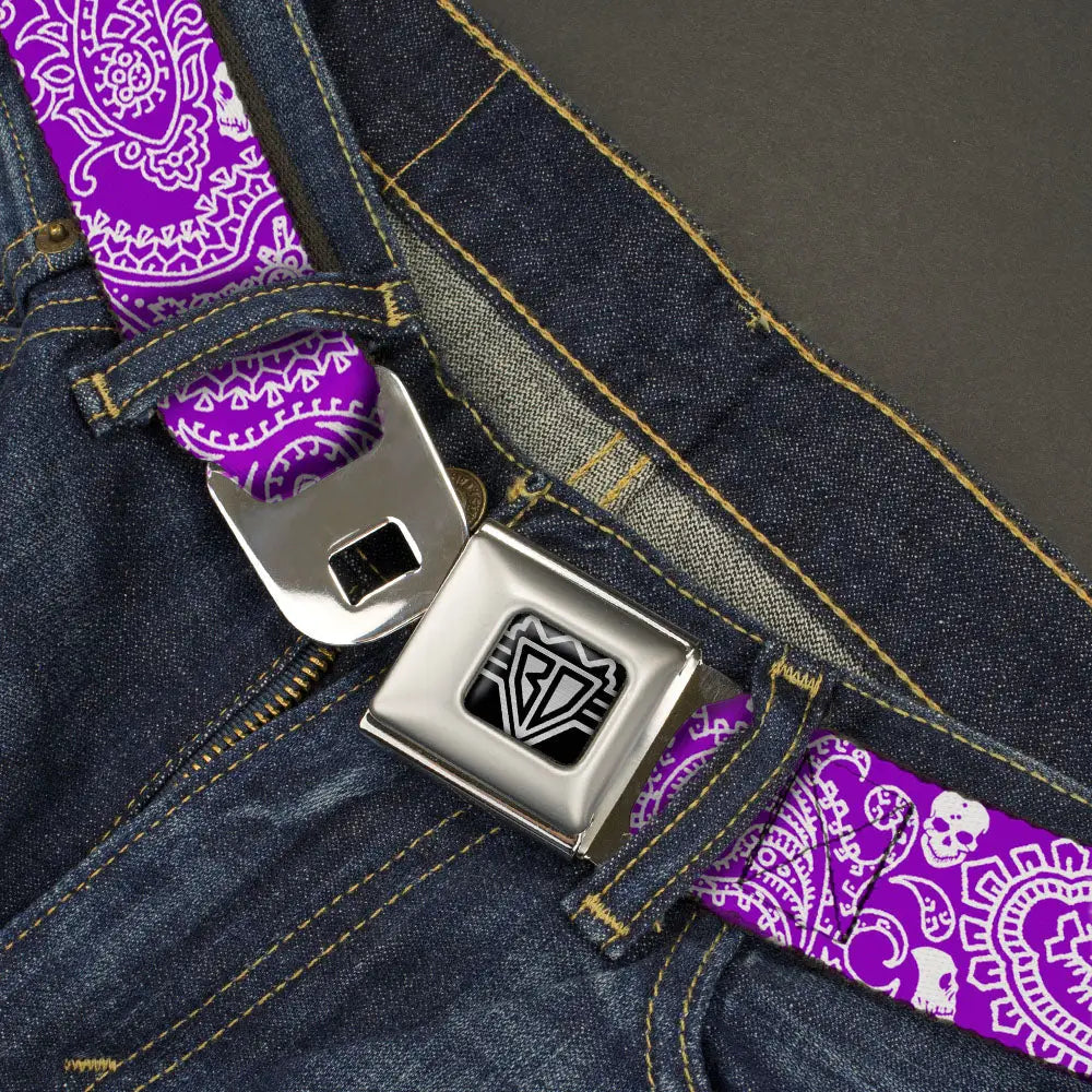 Bandana - Purple Seatbelt Belts